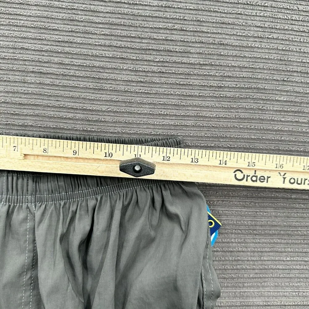 Cyclewear Cargo Shorts Men Medium Gray Nylon Padded Cycling Outdoors 11' Inseam.